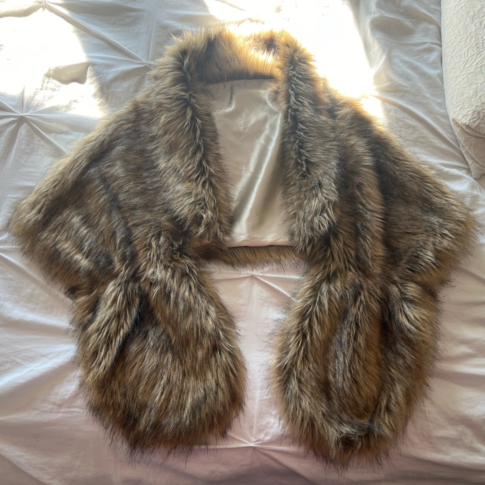 Faux Fur Shawl
